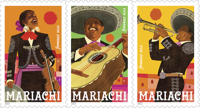 El correo con estampillas de mariachis