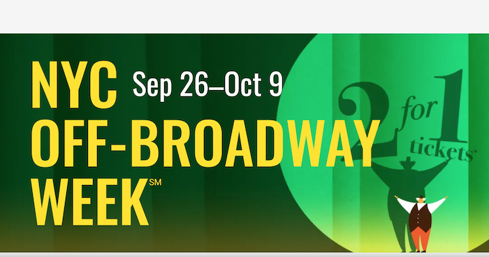 Semana de Broadway dos entradas por una hasta octubre 9
