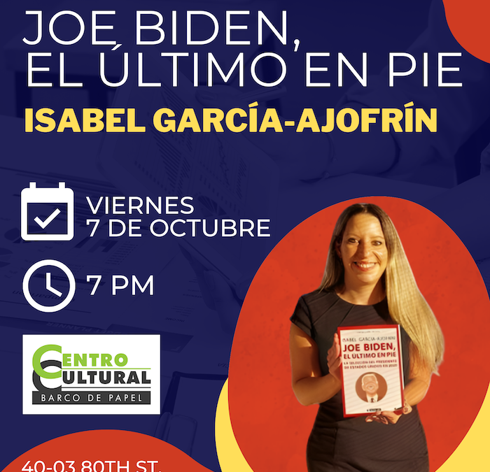 Lanzamiento y firma de autora del libro Joe Biden, el último en pie