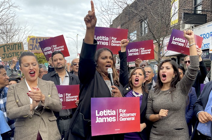 Letitia James busca reelección