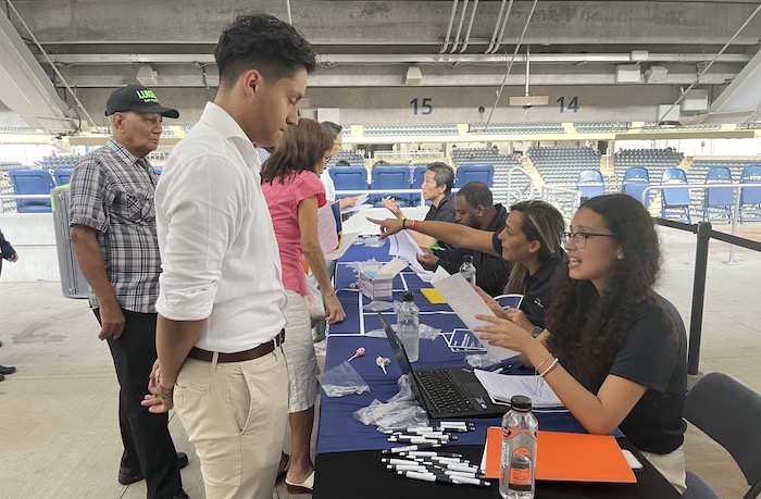 Feria de trabajo del US Open de tenis en Flushing