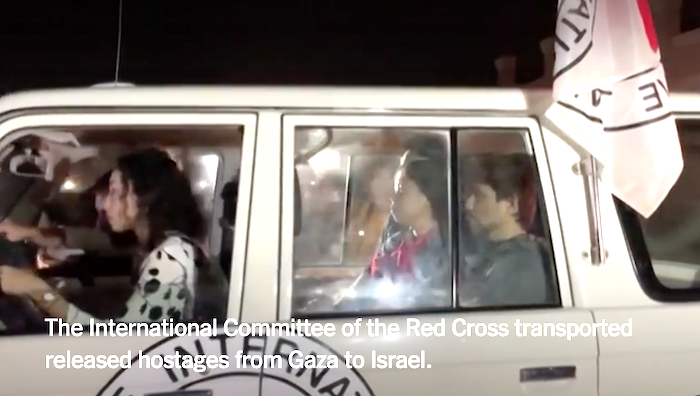 Hamás libera rehenes israelíes