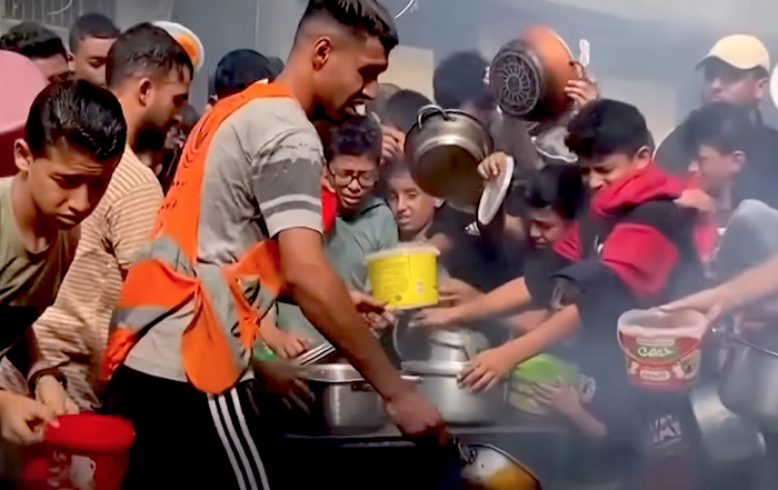 Hambre y éxodo en Gaza
