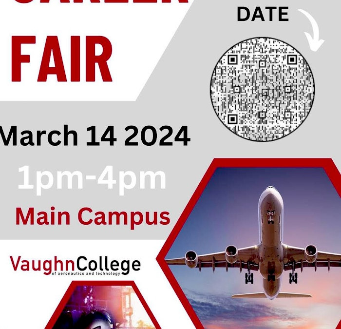 Career Fair at Vaughn College March 14th 2024