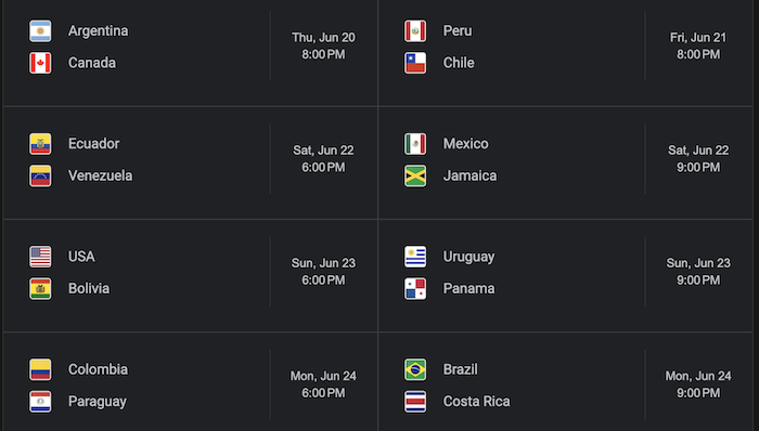 Aquí todo sobre Copa América 2024 en EE.UU.