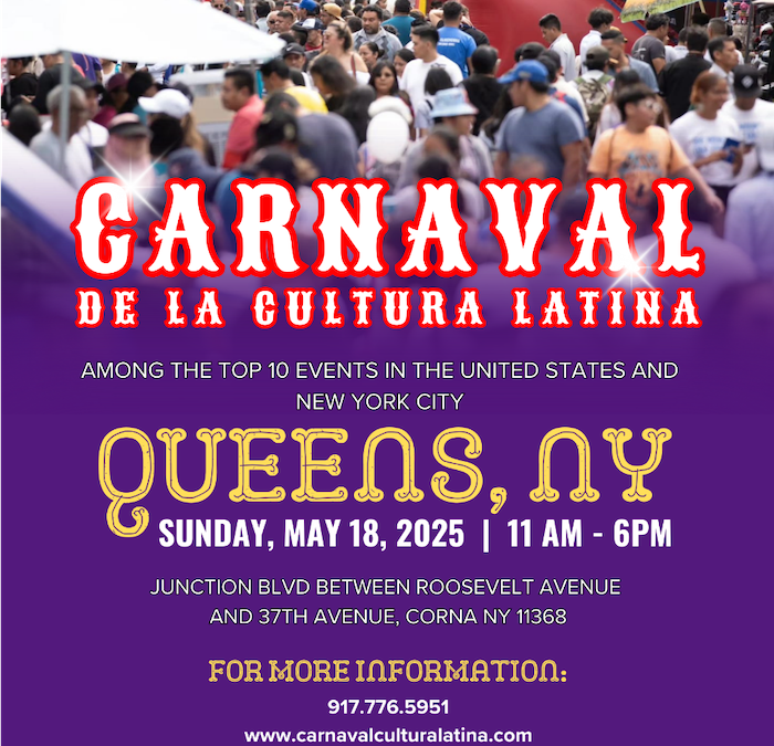 Llega el Carnaval de la Cultura Latina el domingo 18 de mayo