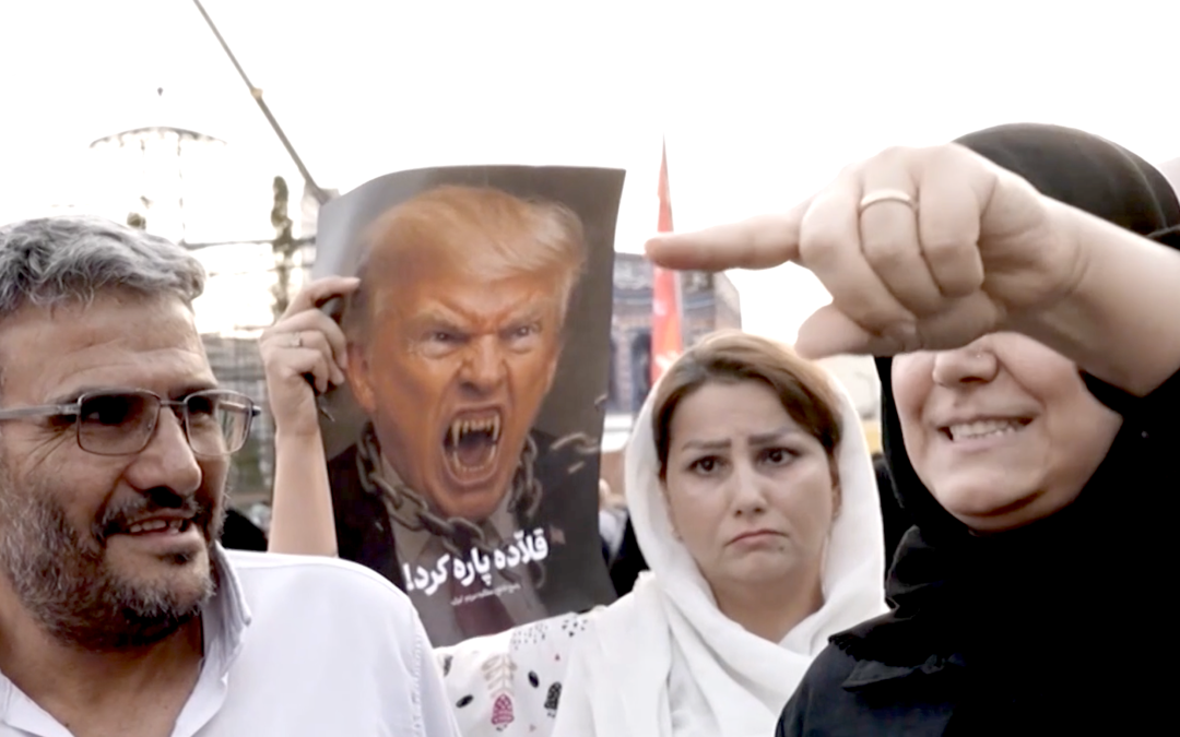 Iraniés protestan y cómo crece esta guerra