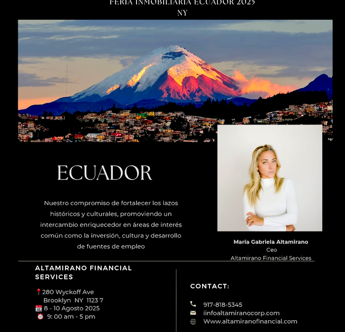 Altamirano Financial Services ofrece servicio inmobiliario en Ecuador