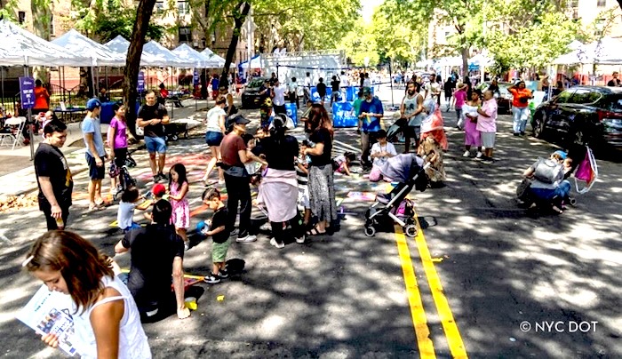 Récord histórico de calles de verano sin autos en NYC