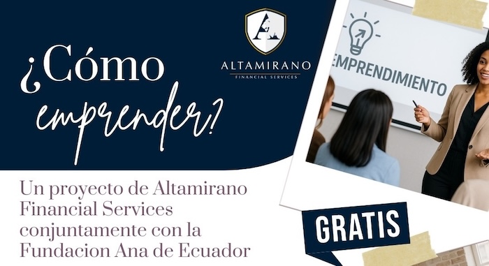 Altamirano y Grupo Ana de Ecuador con taller empresarial este lunes