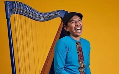 Arpista Edmar Castañeda el 25 de febrero en Jamaica Performing Arts Center