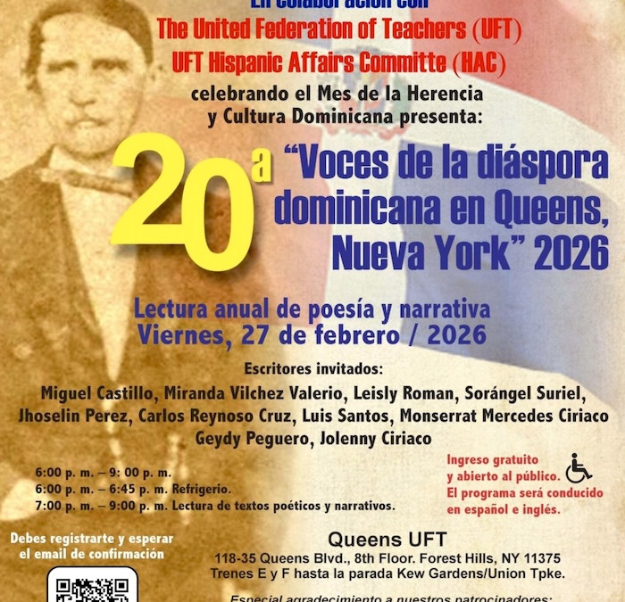 Voces de la diáspora dominicana en UFT este viernes