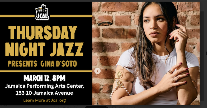 Sensual Gina D’Soto en Jamaica Performing Arts Center de Queens