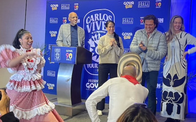 Goya celebra 90 años con Carlos Vives en Nueva York este viernes