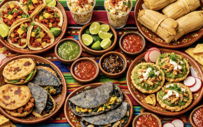 Comida local mundialista en Queens NYC