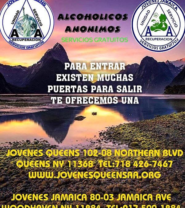 Jóvenes Alcohólicos Anónimos en Queens ofrecen ayuda