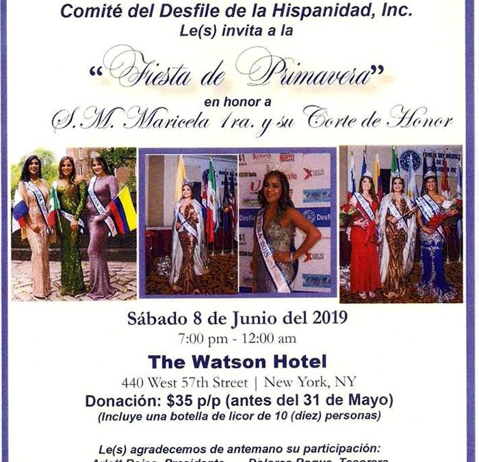 Desfile de la Hispanidad con baile de primavera el 8 de junio